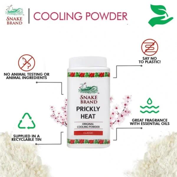 Picture of Snake Brand Prickly Heat Cooling Classic Powder 50gm