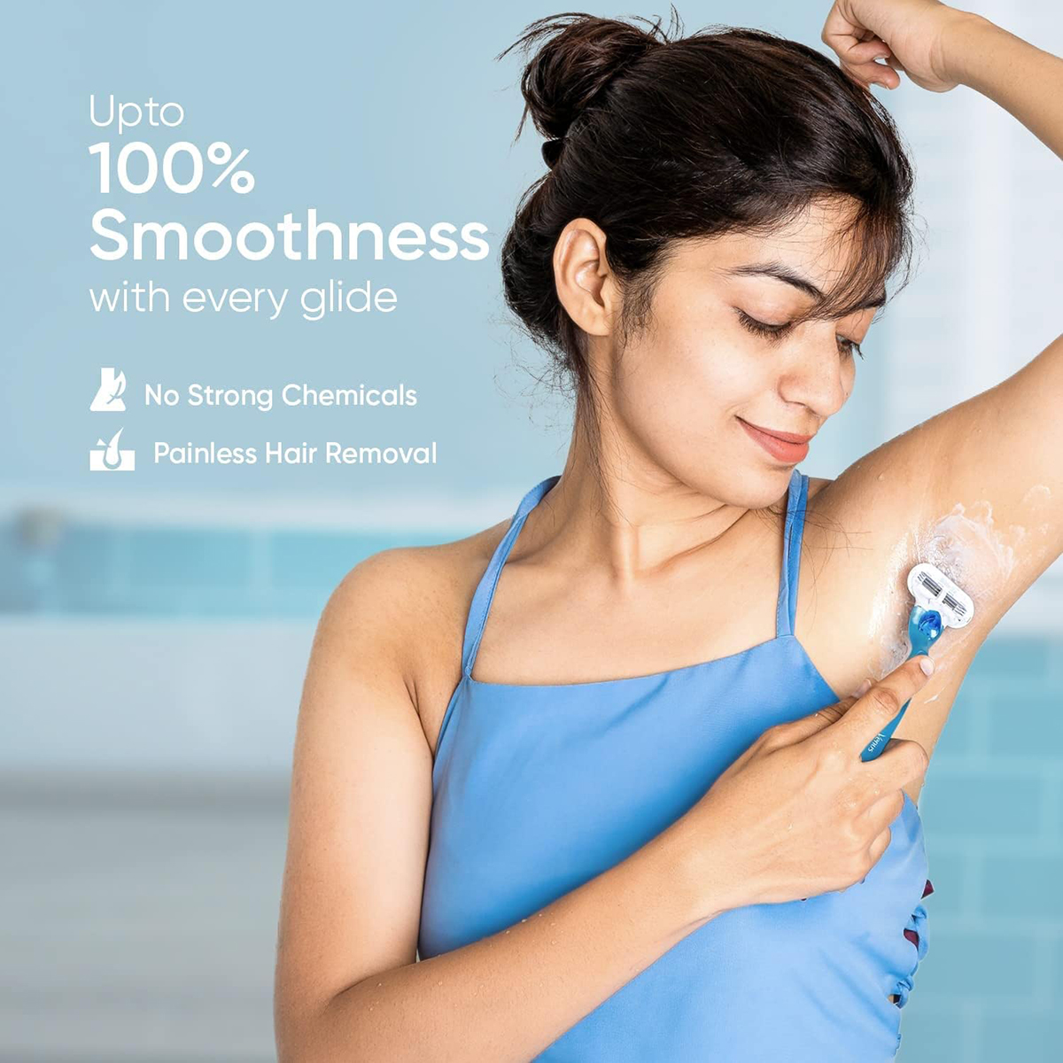 Picture of Gillette Venus Hair Removal Razor Blades (4 pieces) for Women – (Aloe Vera Glidestrip)