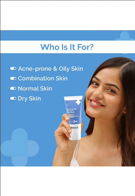 Picture of The derma co Sali-Cinamide Anti-Acne Face Wash with 2% Salicylic Acid & 2% Niacinamide – 80ml