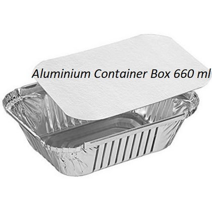 Picture of Aluminium Foil Container Box 660Ml 50 Pcs - Box