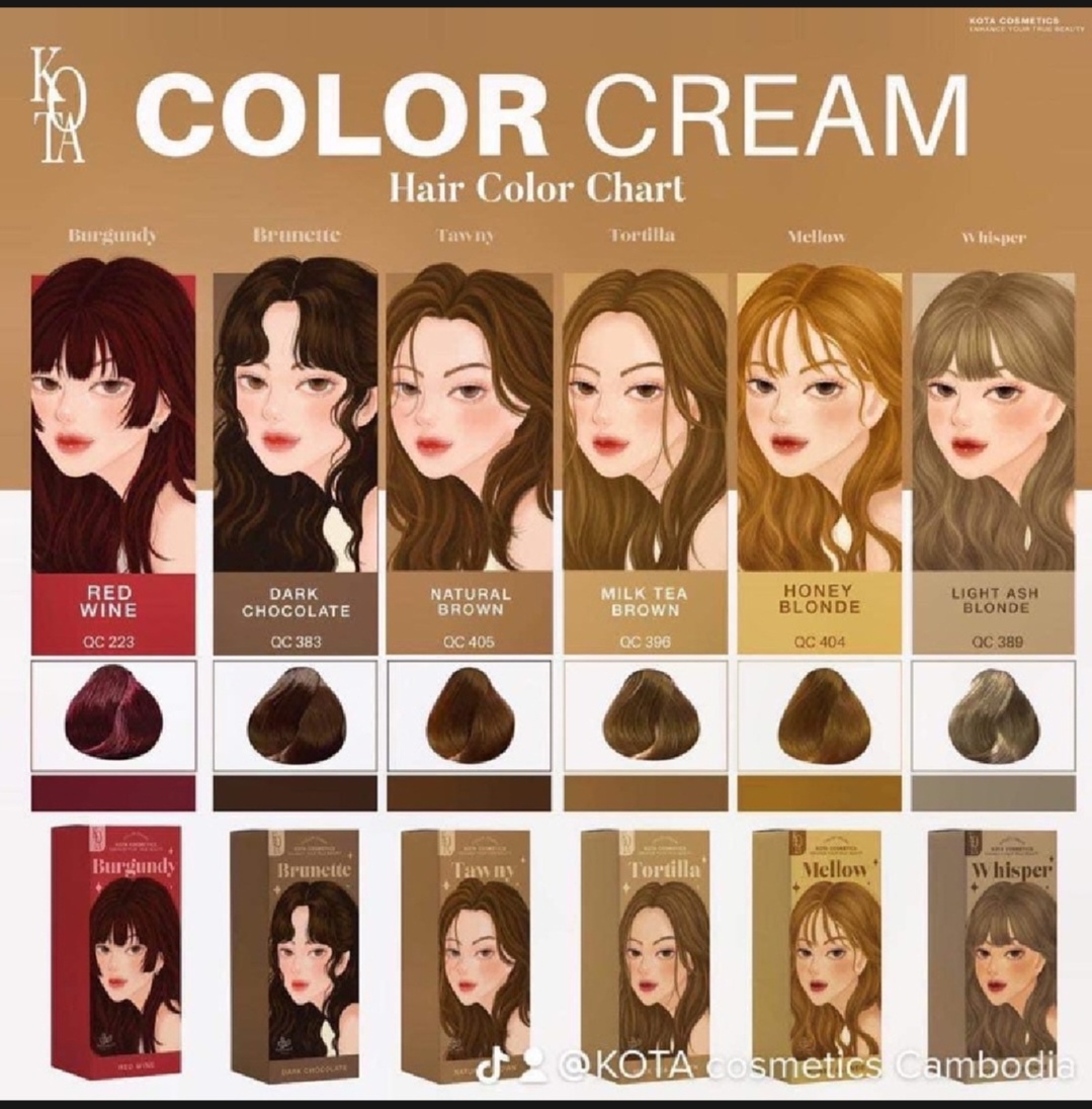 Picture of Kota Cosmetics Hair Colour Cream (Developer 100ml+Colorant 100ml )