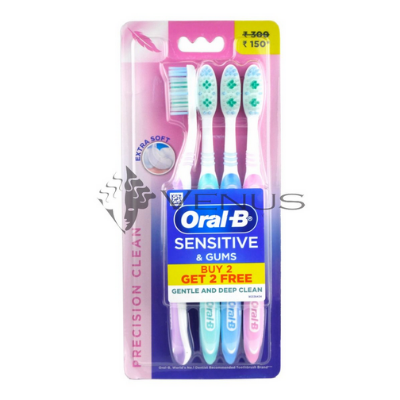 Picture of Oral-B Toothbrush Sensitive & Gums Precision Clean 4s Extra Soft