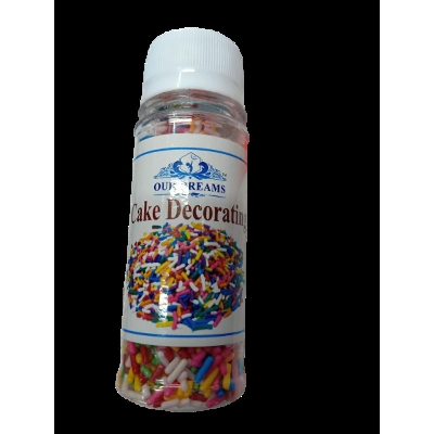 Picture of Our Dreams Cake Decoration Multicolor rice 25gm