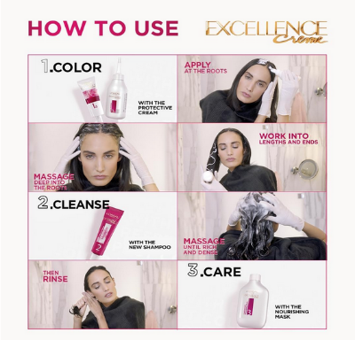 Picture of Loreal Excellence Creme 4.25 Aishwarya’S Brown – Permanent Triple Care Hair Color
