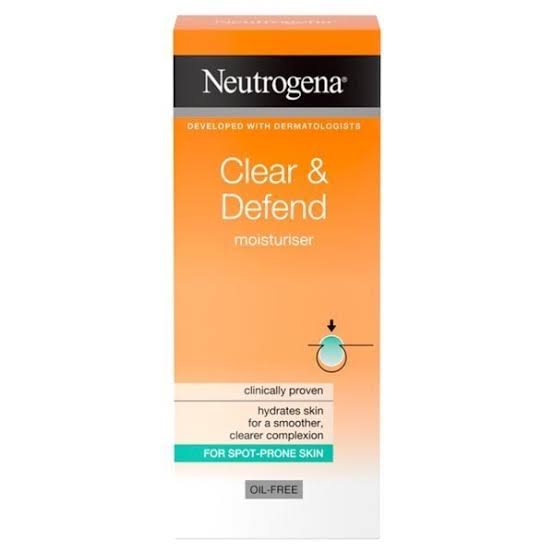 Picture of Neutrogena Clear & Defend Oil-Free Moisturiser 50Ml