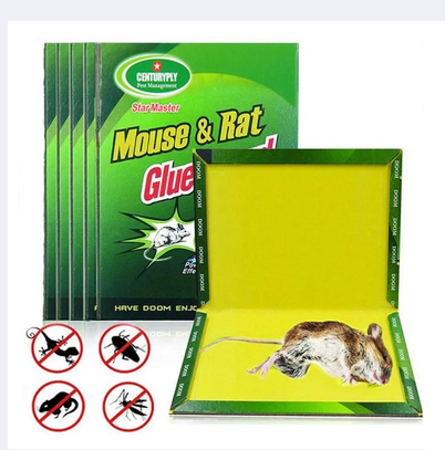 Picture of Rat Trap Mouse Board Sticky Mice Glue Trap High Effective Rodent Rat Snake Bugs Catcher Pest Control Reject Non-Toxic Eco-Friendly