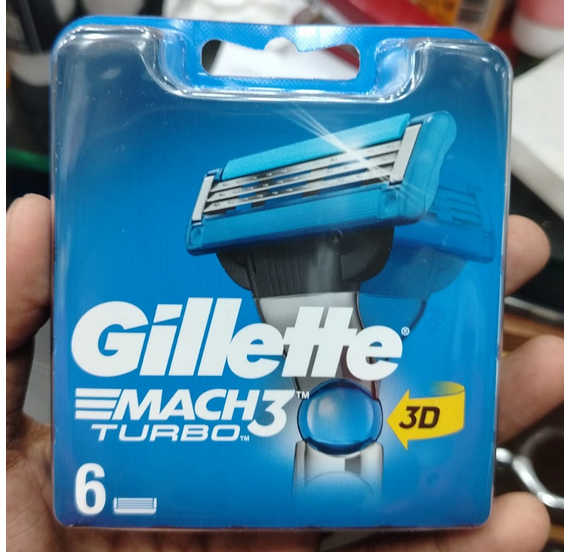 Picture of Gillette Mach 3 Turbo Shaving (Cartridg,es) – 6s Pack