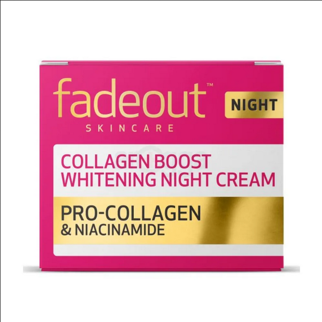 Picture of Fade Out Collagen Boost Whitening Night Cream with Pro-Collagen & Niacinamide 50ml