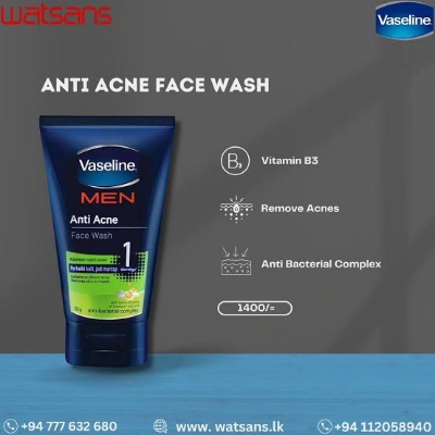 Picture of Vaseline Men Anti Acne Face Wash (100gm)