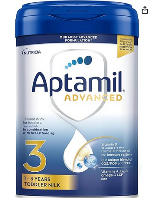 Picture of Aptamil Advanced 3 Milk Powder Formula,800g(uk)