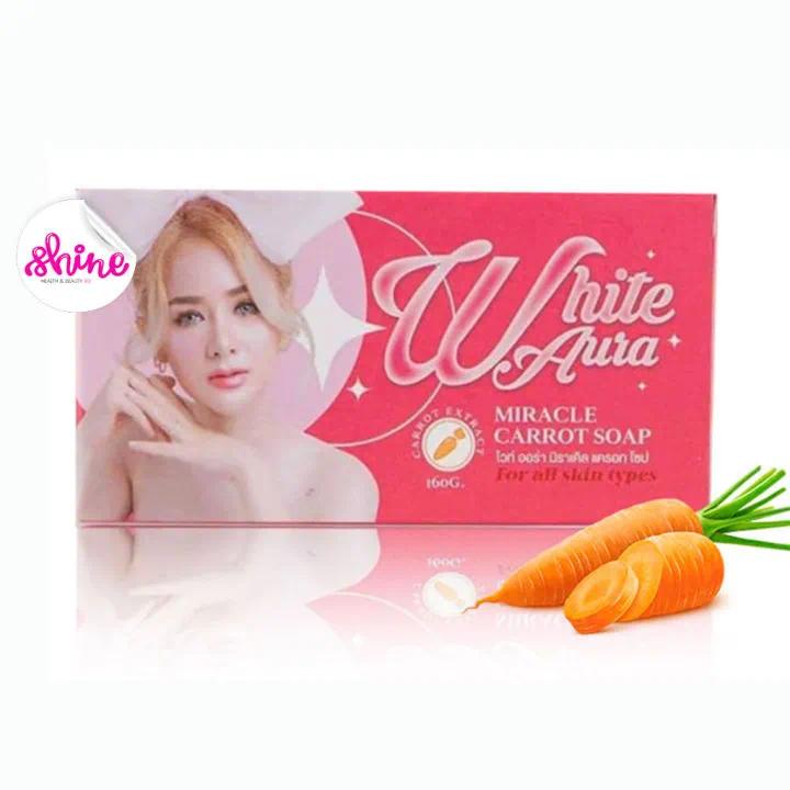 Picture of White Aura Miracle Carrot Soap-160gm (Thailand)