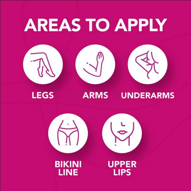 Picture of Nair Rose Fragrance Legs & Body Hair Remover for All Hair Types-110ml