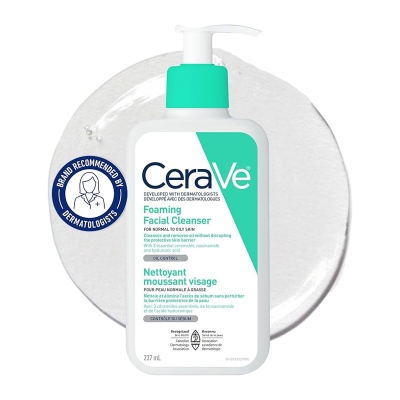 Picture of Cerave Foaming Facial Cleanser For Normal To Oily Skin (Made in USA) 237ml