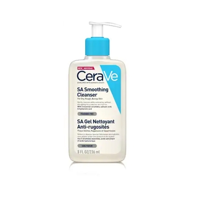 Picture of cerave sa smoothing cleanser for dry rough bumpy skin 236ml