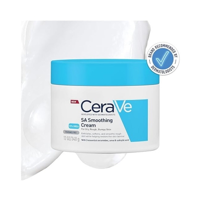 Picture of cerave sa smoothing cream for dry rough bumpy skin 340g