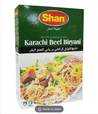 Picture of Shan Karachi Beef Biryani 60 gm*2pcs=120g(Pakistan)