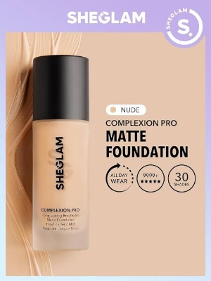 Picture of SHEGLAM Complexion Pro Long Lasting Breathable Matte Foundation - Almond-30ml