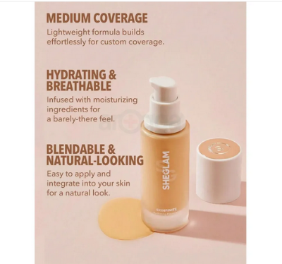 Picture of SHEGLAM Skinfinite Hydrating Foundation - Almond-30ml