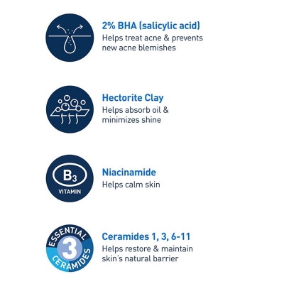 Picture of Cerave Acne Control Cleanser with 2% Salicylic Acid Acne Treatment 237ml