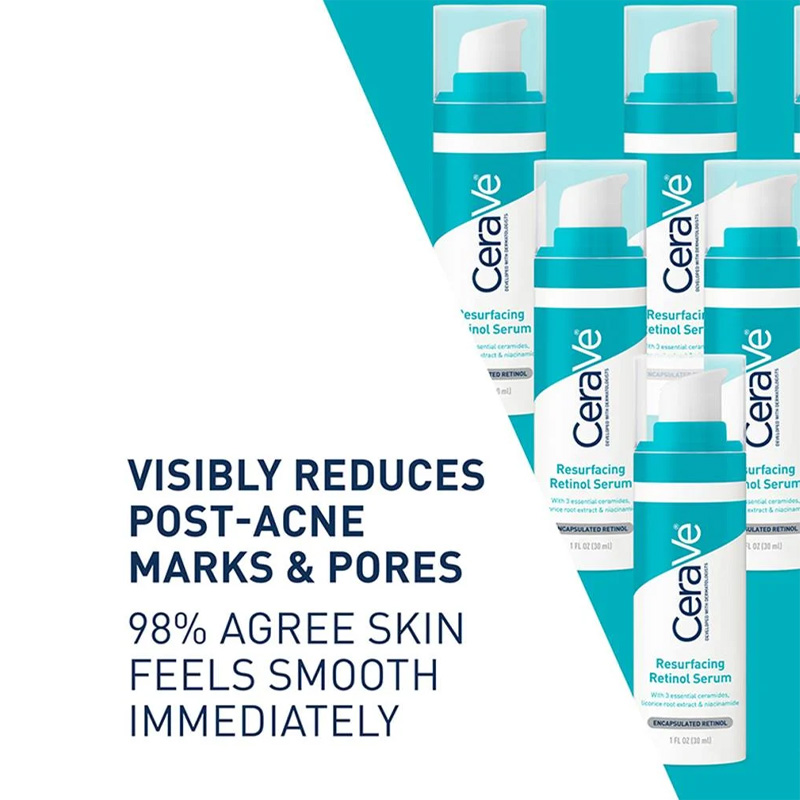 Picture of Cerave Resurfacing Retinol Serum for Skin Barrier & Skin Smoothness 30ml