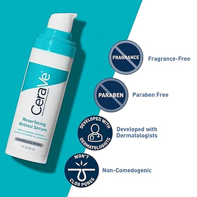 Picture of Cerave Resurfacing Retinol Serum for Skin Barrier & Skin Smoothness (Imported) 30ml