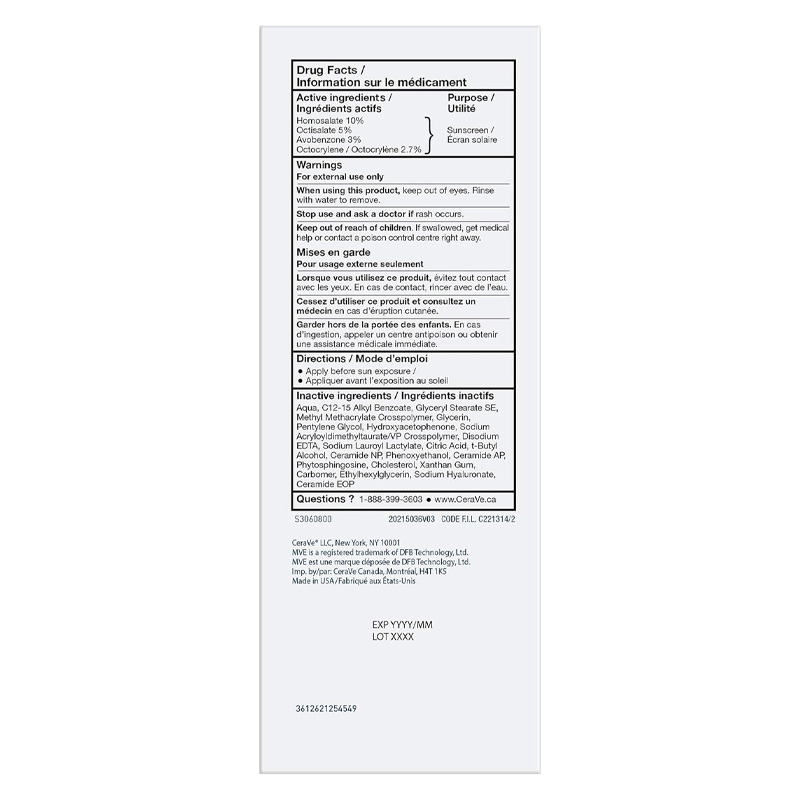 Picture of Cerave Ultra-Light Moisturizing Lotion Broad Spectrum Spf 30 for Normal to Oily Skin 50ml