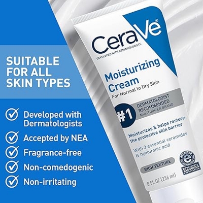 Picture of Cerave Moisturising Cream for Normal to Dry Skin 56ml