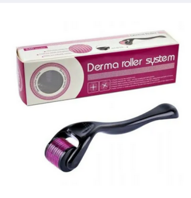 Picture of Derma Roller (0.5 mm) Professional Titanium Microneedle Derma Roller Hair Regrowth Acne Scars Anti-aging Skin Therapy Dermatology System