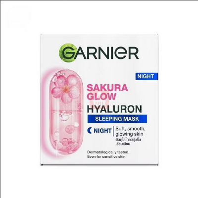 Picture of Garnier Skin Naturals Sakura Glow Hyaluron Sleeping Mask Night- 50ml-Thailand.
