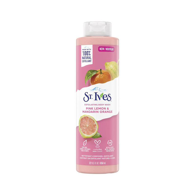 Picture of St. Ives Exfoliating Body Wash Pink Lemon & Mandarin Orange 650ml
