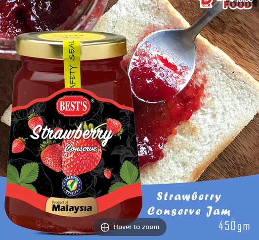 Picture of Strawberry Conserve Jam 450gm