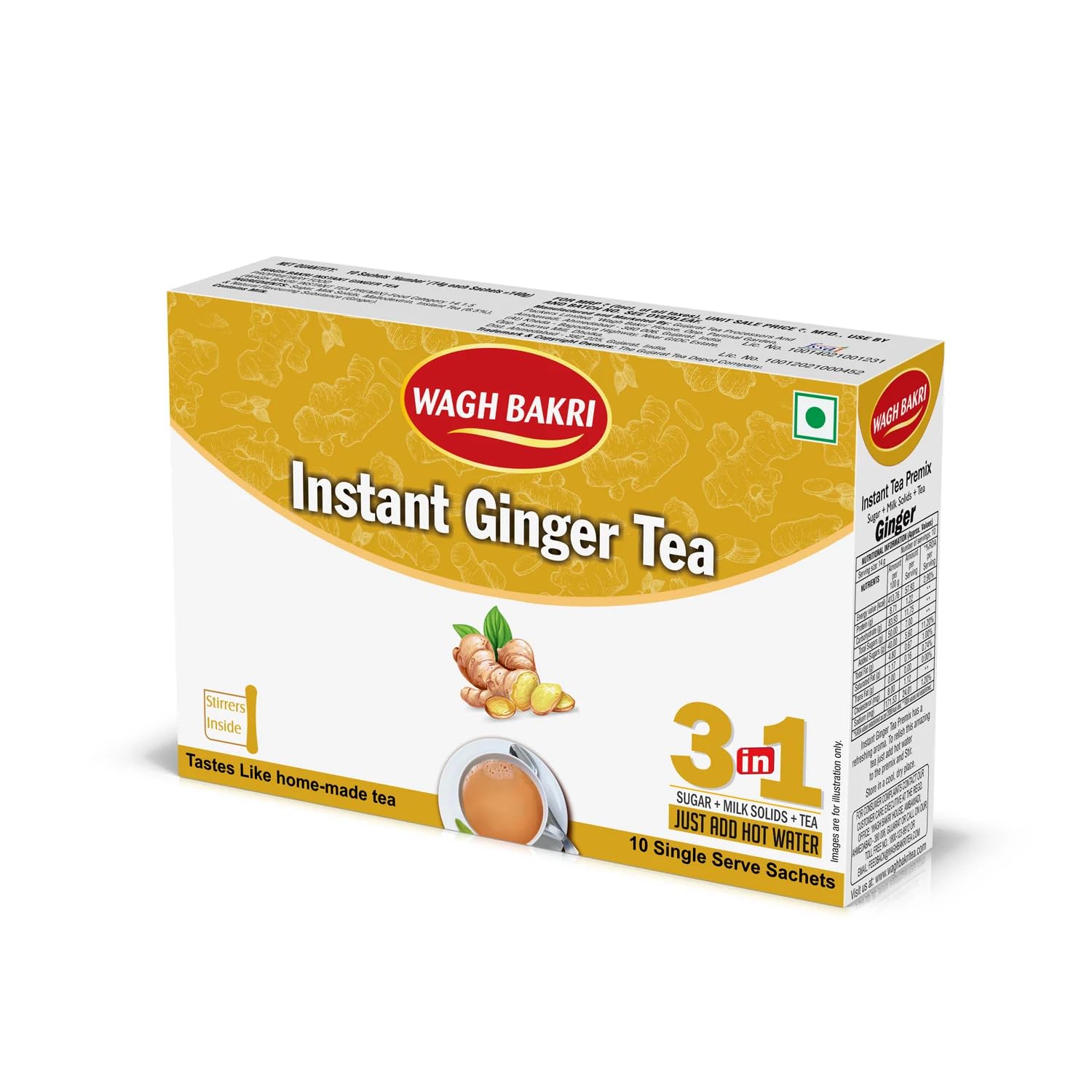 Picture of Wagh bakri instant Ginger tea