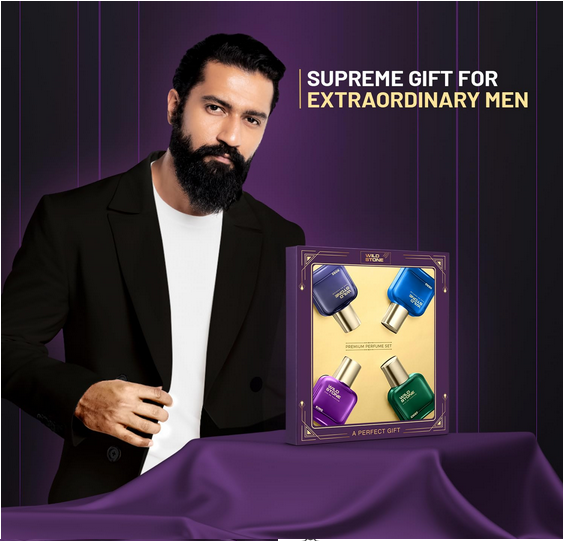 Picture of Wild Stone Perfume Gift Set for Men 4x30ml