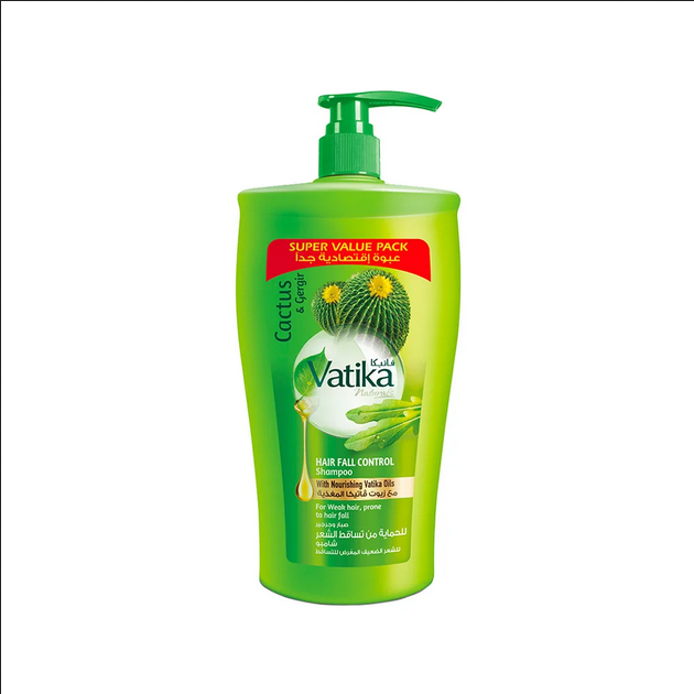 Picture of Vatika Naturals Hair Fall Control Shampoo with Cactus & Gergir 1000 ml -Dubai