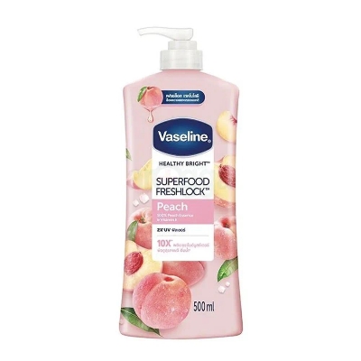 Picture of Vaseline Healthy Bright Superfood Freshlock Peach Body Lotion 500ml