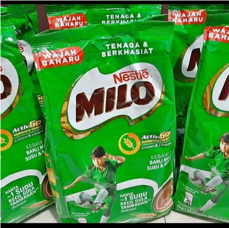 Picture of Malaysia Mi lo Chocolate Malt Beverage Mix - 900gm Refill Pack