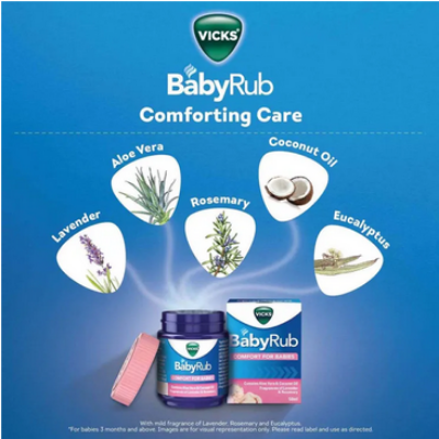 Picture of VICKS Baby Rub Comfort For 3 Months 50ml
