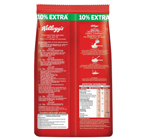 Picture of Oats, Rolled Oats, High in Protein and Fibre, Low in Sodium, 900 gm(india)