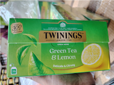 Picture of Twinings Green Tea and lemon (25 packets) 40 gm-uk