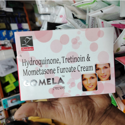 Picture of Gomela cream Hydroquinone +Tretinoin + Mometasone Furoate - (15gm)indian
