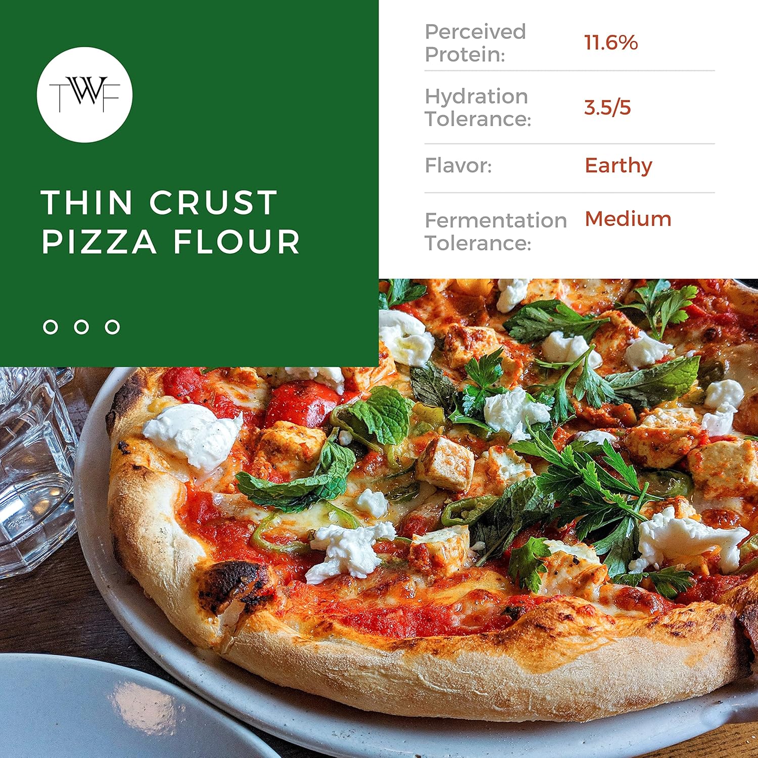 Picture of TWF Pizza flour thin crust