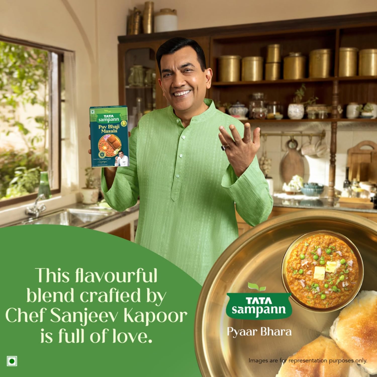 Picture of Tata sampan  pav bhaji masala