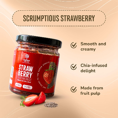 Picture of Supreem strawberry superfood spread 
