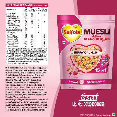 Picture of Saffola  muesli berry crunch