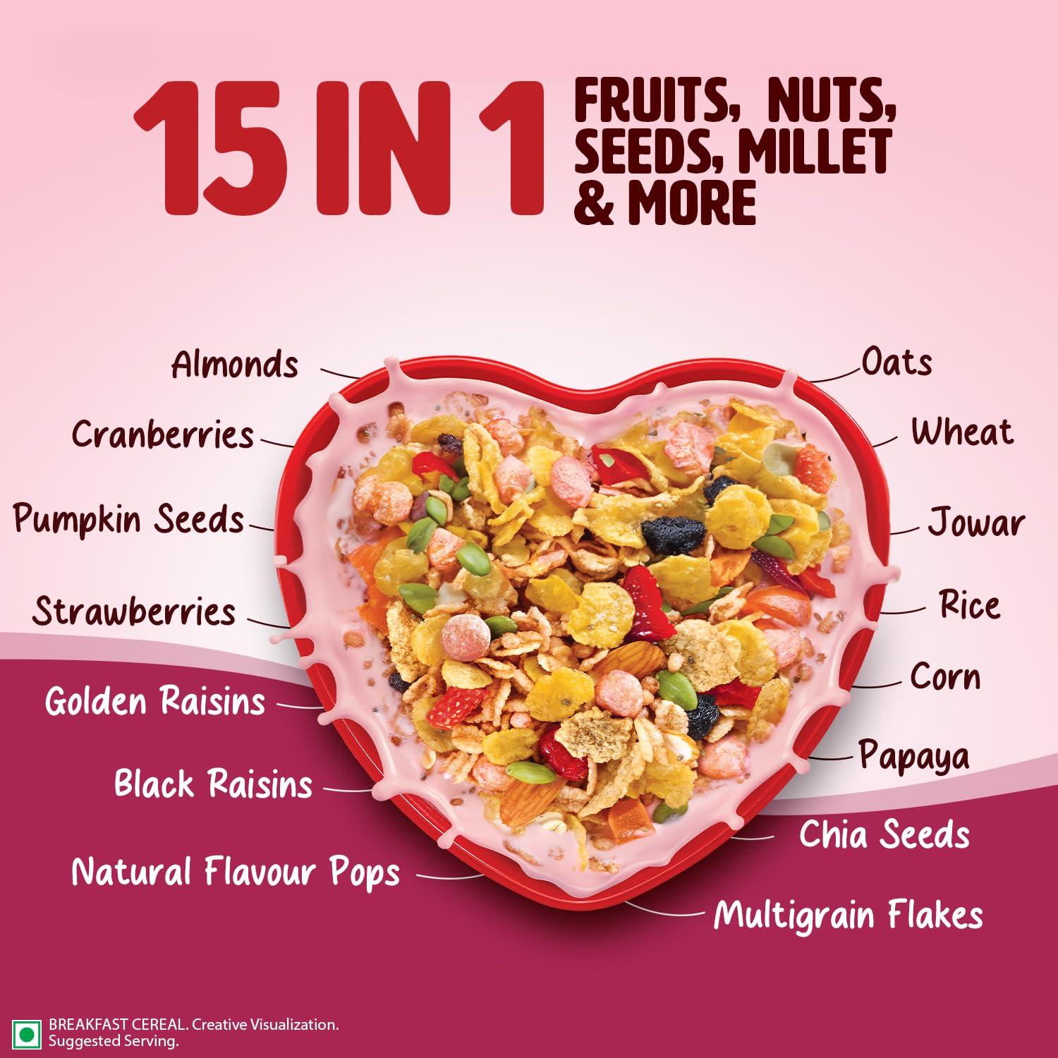 Picture of Saffola  muesli berry crunch