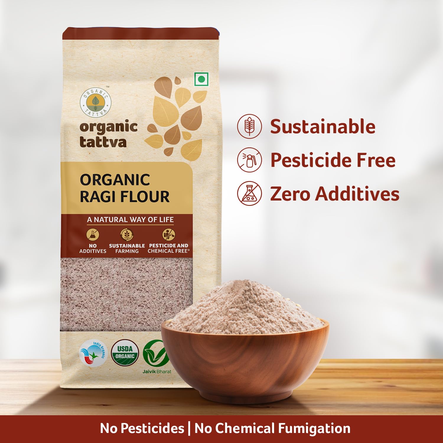 Picture of Organic tattva ragi flour