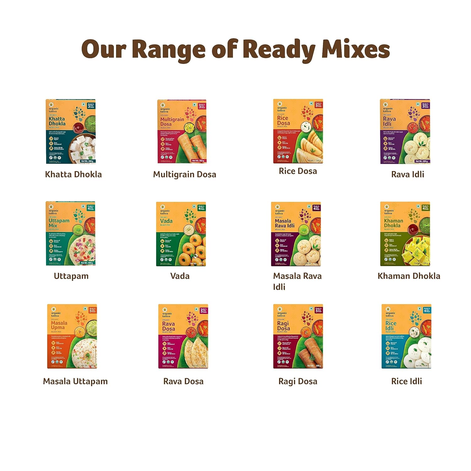 Picture of Organic tattva vada ready mix