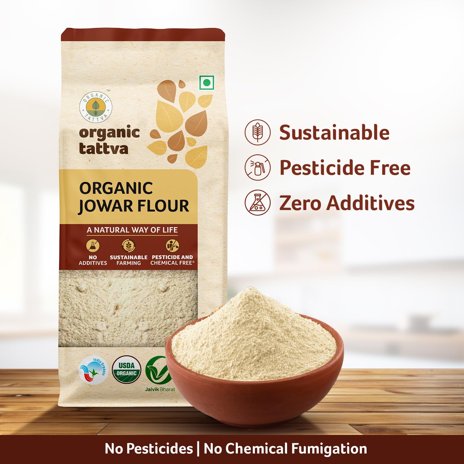 Picture of Organic Tattva Jowar flour 500gm