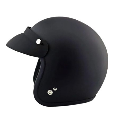 Picture of Studds Jetstar Open Face Cap  Black Colour Helmet For Riding Bike (Black)