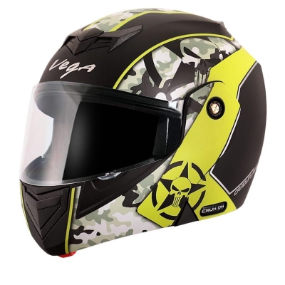 Picture of Crux Dx Victor Dull Black Neon Helmet (Neon)